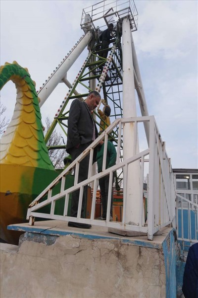 ایمن سازی وسایل بازی پارک بزرگ