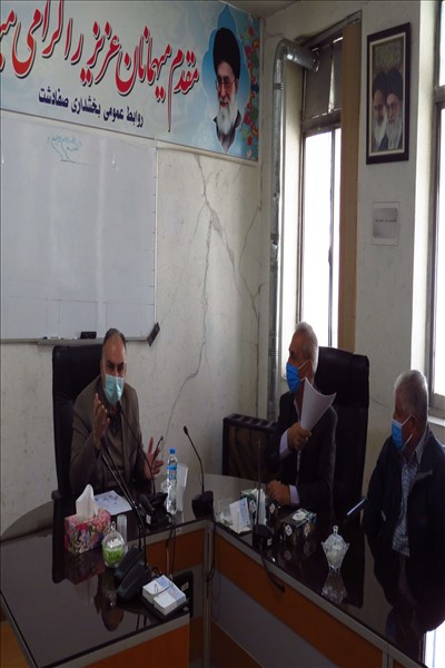 جلسه" ملاقات مردمی بخشدار صفادشت