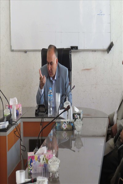 جلسه رفع مشکلات وضعیت آبرسانی روستای