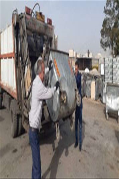 مخازن حمل زباله در سطح شهر تعمیر