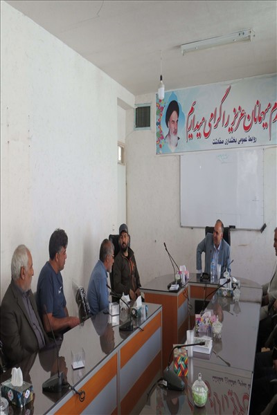 جلسه رفع مشکلات وضعیت آبرسانی روستای