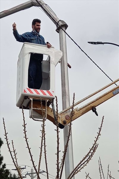 ترمیم و بازسازی چراغ‌های راهنمایی