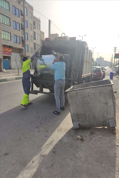 باکسهای زباله معیوب شهر ملارد تعویض