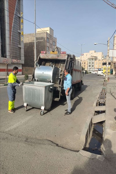 باکسهای زباله معیوب شهر ملارد تعویض