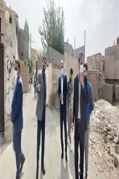 بازدید معاون استاندار از محله چاله