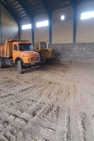 عملیات خاکبرداری جهت اجرای بلوکاژ