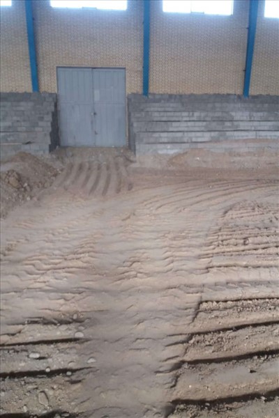 عملیات خاکبرداری جهت اجرای بلوکاژ