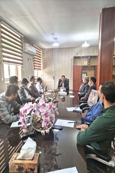 نشست دهیاران با سرپرست بخشداری