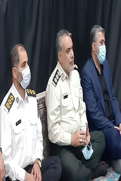 حضور امام جمعه و فرماندار شهرستان