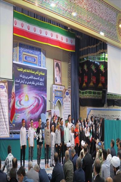 حضورپرشور مردم و مسئولین روزه دار