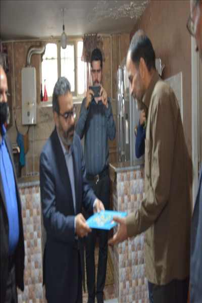 مسئولین شهر ملارد به دیدار خانواده