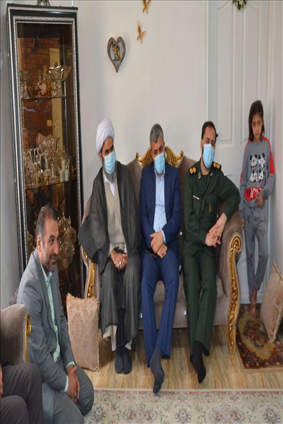 مسئولین شهر ملارد به دیدار خانواده