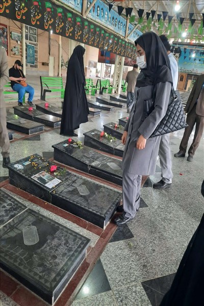 غبار روبی مزار شهدا به مناسبت روز