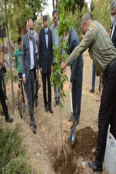 نامگذاری بوستان شهدای مالیات در