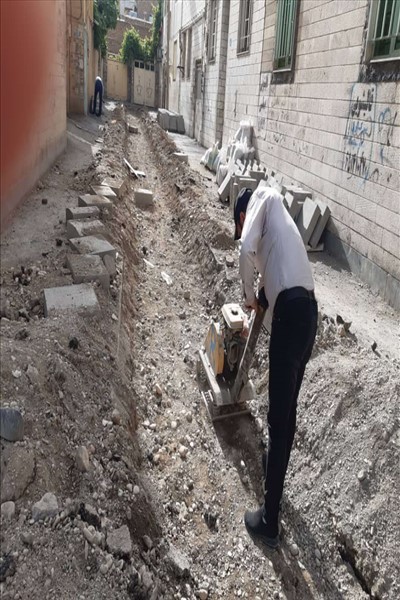 عملیات جدولگذاری معابر شهری در