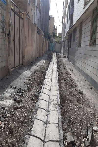 عملیات جدولگذاری معابر شهری در