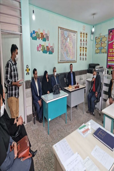 دیدار سرپرست بخشداری بخش مرکزی