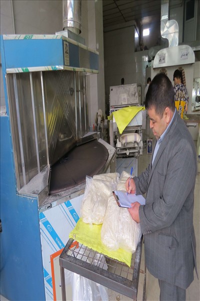 بازدیدعوامل بخشداری ازنانوایی ها