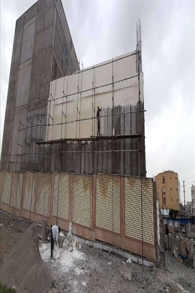 عملیات اجرای پروژه ساختمان آتش