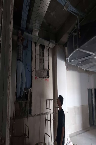 عملیات اجرای پروژه ساختمان آتش