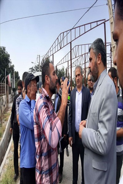 بازدید میدانی فرماندار ملارد از