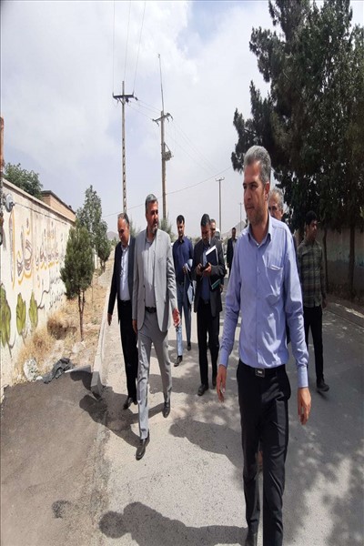 بازدید میدانی فرماندار ملارد از