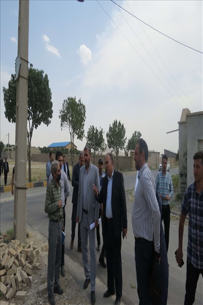 بازدید میدانی فرماندار ملارد از