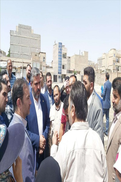 بازدید میدانی فرماندار ملارد از