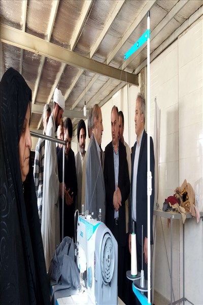 افتتاح کارگاه خیاطی سپاس در روستای