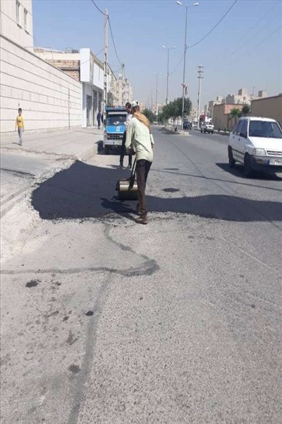 ادامه روند اجرای عملیات لکه گیری