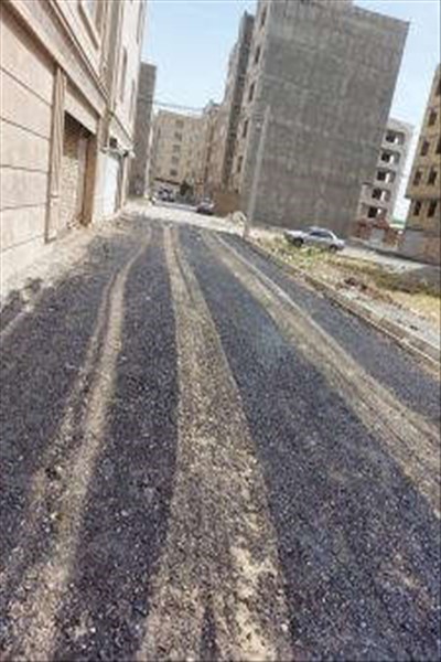 اجرای عملیات آسفالت خیابان نبوت