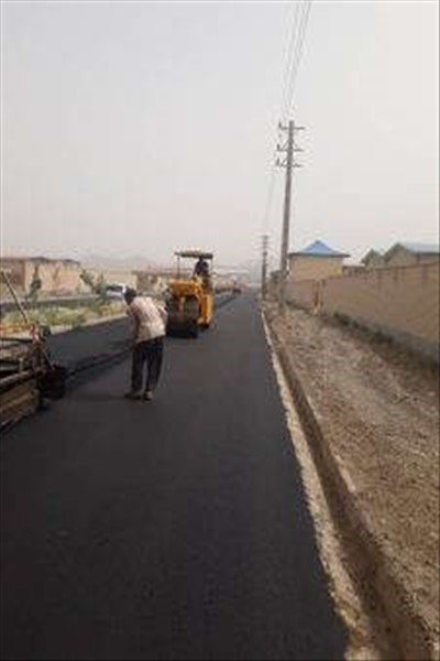 اتمام عملیات آسفالت انتهای بلوار