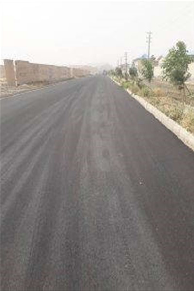 اتمام عملیات آسفالت انتهای بلوار