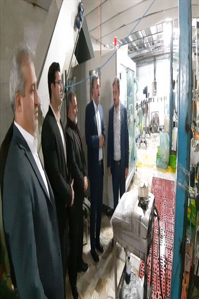 بازدید فرماندار ملارد از یک واحد