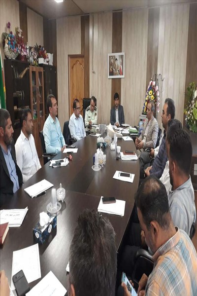 دیدار دکتر دستگردی با دهیاران همزمان