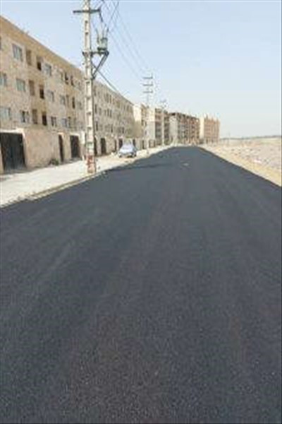 زیرسازی ،تسطیح و آسفالت خیابان