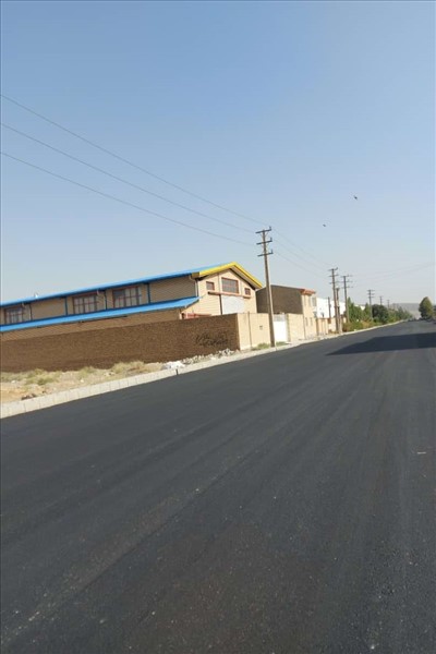 اجرای عملیات آسفالت بلوار تیر شهرک