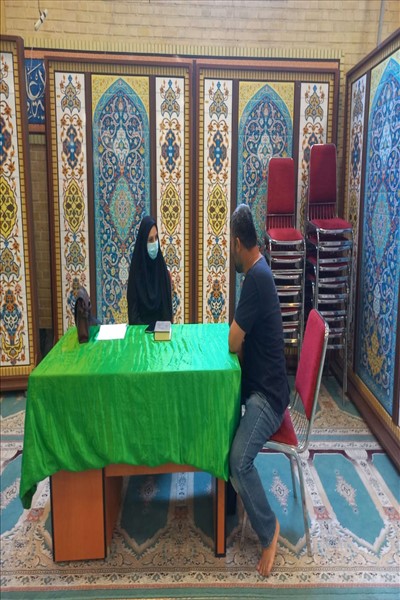 استقرار میز خدمت  به مناسبت هفته