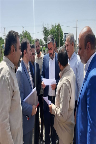 بازدید میدانی فرماندار ملارد از