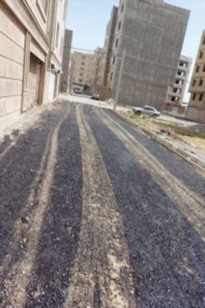 اجرای عملیات آسفالت خیابان نبوت