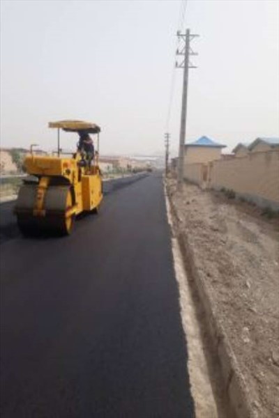 اتمام عملیات آسفالت انتهای بلوار
