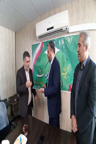 دیدار فرماندار ملارد با رئیس و