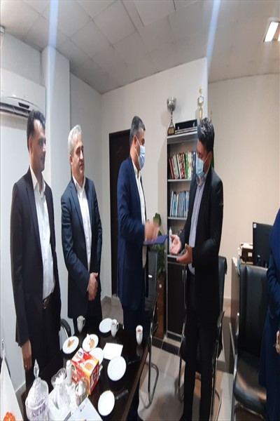 دیدار فرماندار ملارد با رییس و