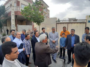 گفتگوی صمیمی فرماندار ملارد با