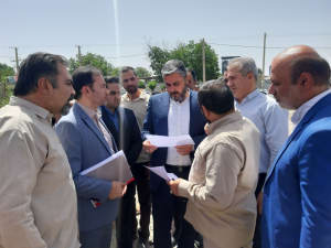 بازدید میدانی فرماندار ملارد از